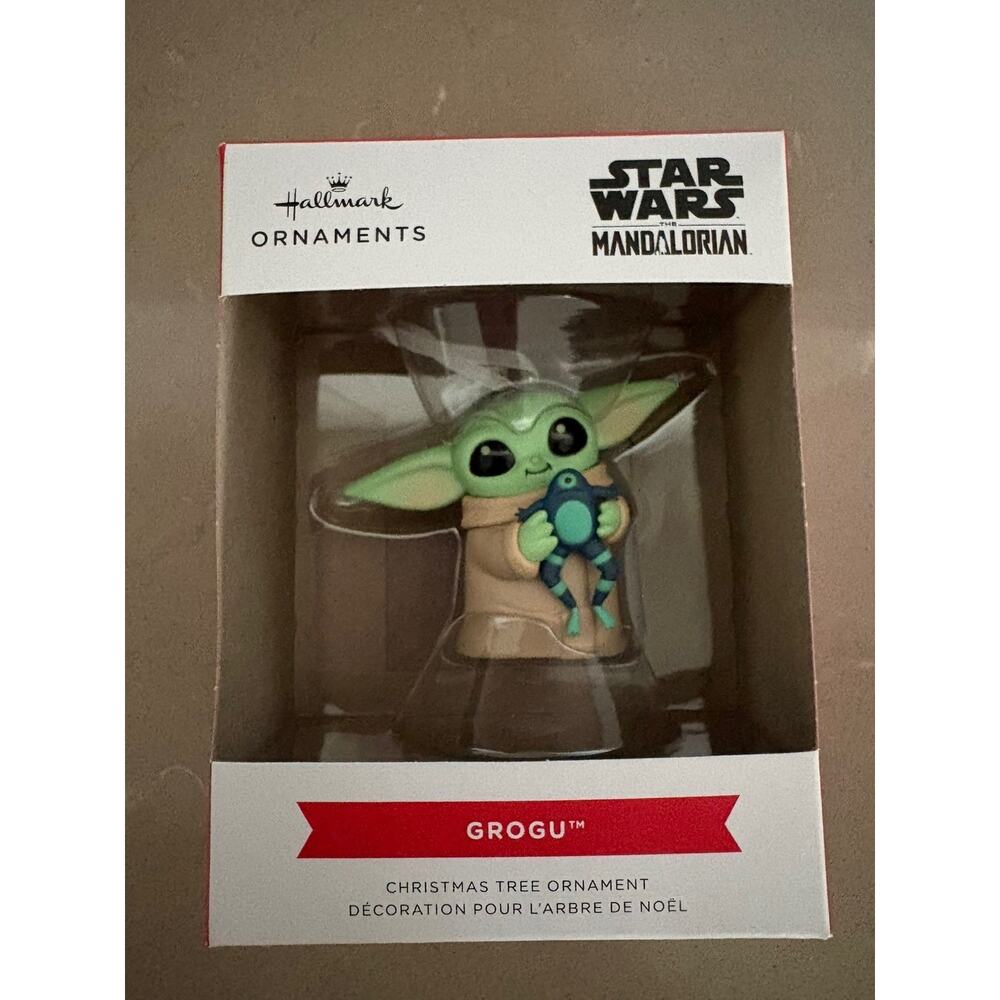 Hallmark Grogu Baby Yoda Ornament Star Wars Mandalorian Christmas NIB